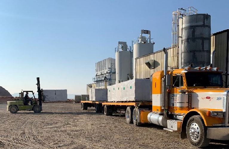 loading components for shipment